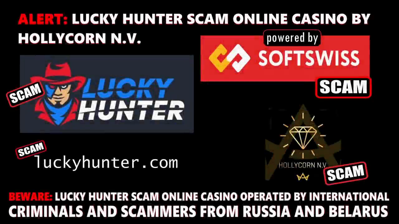 Luckyhunter - softswiss scam - Casino by Softswiss